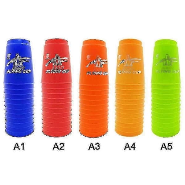 Speed Stacks | Offisielt Sport Stacking Sett - 12 Kopper For Hurtighetstrening Reise Selskapsspill Orange A