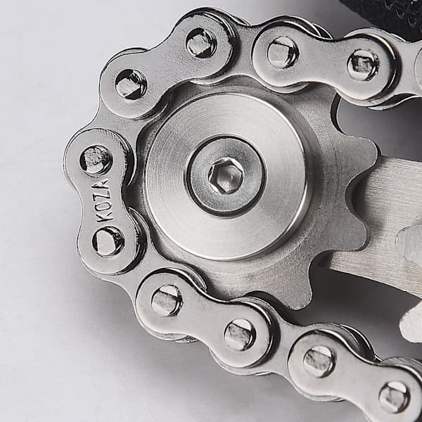 Cykelkæde fidget spinner - Højkvalitets kædehjul i rustfrit stål