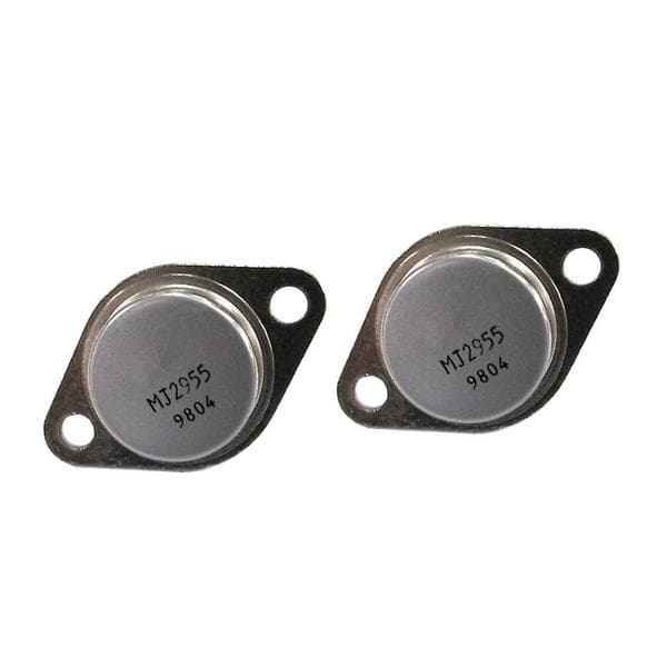 3x2 stk. 2N2955 PNP effekttransistor Triode 100V 15A 110W TO-3