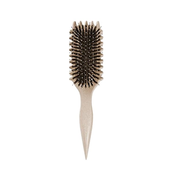 Bounce Curl Brush, Bounce Curl Defining Brush, Boar Bristle Hair Brush Styling Milky white