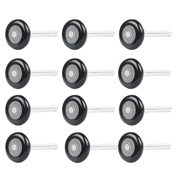 12 kpl 2 tuuman autotallin oven rullat Nylon autotallin oven pyörät autotallin kiskon vaihtoon suljetulla 6