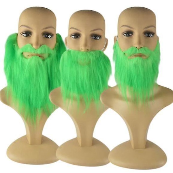 St. Patrick Green Beard Clover Saint Patricks Day skæg kostume