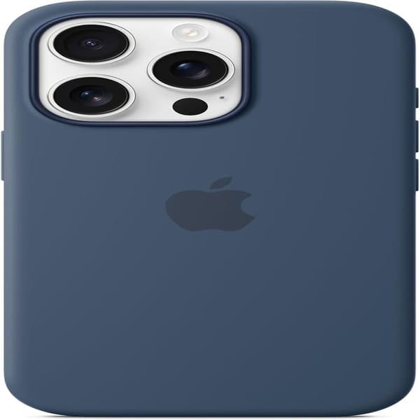 Passer til Apple iPhone 16 Pro Silikonecover med MagSafe - Mørkeblå