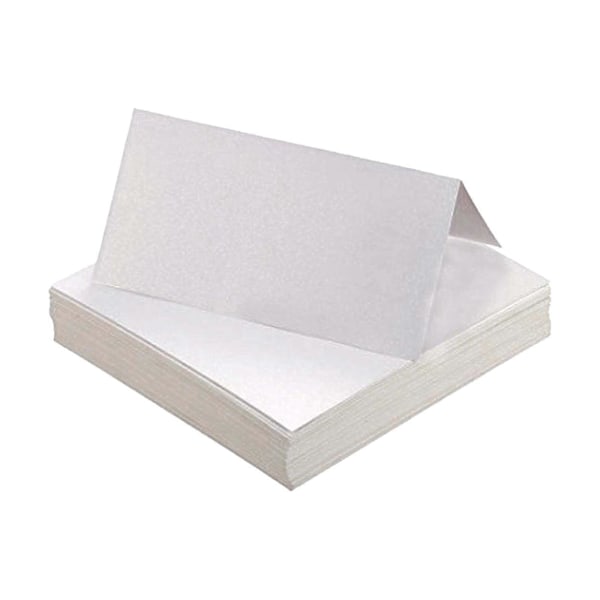 Placeringskort, 50-pack, Perfekt för bröllop, banketter, evenemang, bordskort, namnkort white