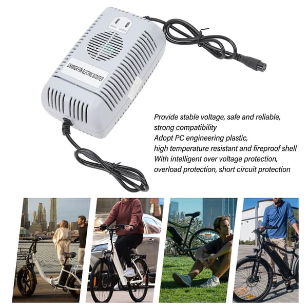 Elektrisk sparkesykkel litium batterilader elektrisk sykkel 48V litium batterilader Solid Normal