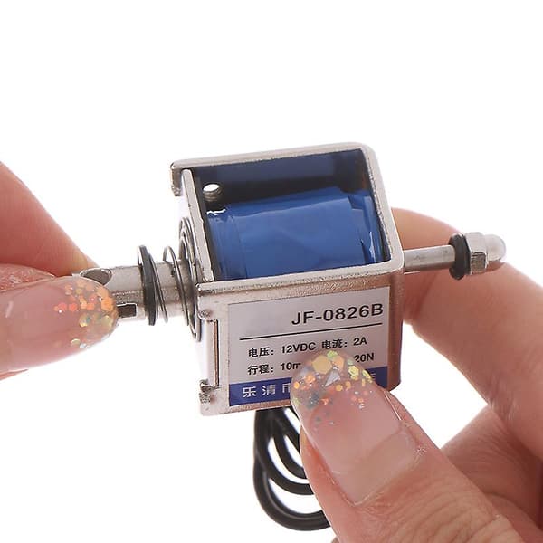 JF-0826B 12V/2A 10mm 20N push pull type open frame solenoid elektromagnet SHYTMV