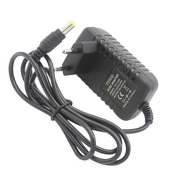 AC/DC 12V 1A Strømadapter Lader EU-plugg for LED-stripe Lys CCTV