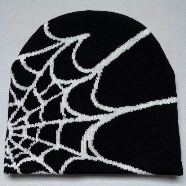 Talvipipo neulottu hattu Pehmeä hämähäkinverkko baggy löysä neulottu talvinen lämmin cap kylmään säähän A