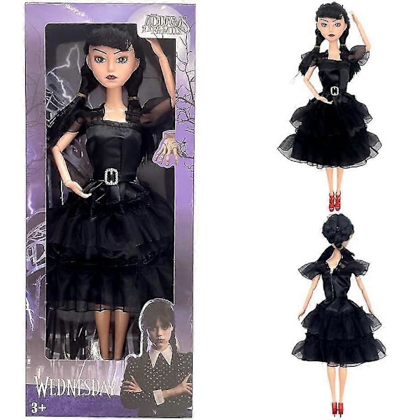 Wednesday Addams Dukker Plyslegetøj, Bevægelige Wednesday Adams Dukker Til Børn
