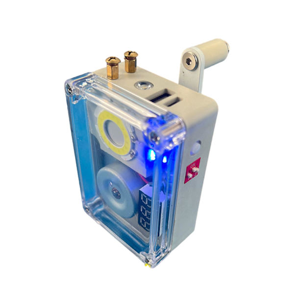 DIY 5V 10W USB Handvevsgenerator Utomhus Nödkraft Telefonladdare Lampa