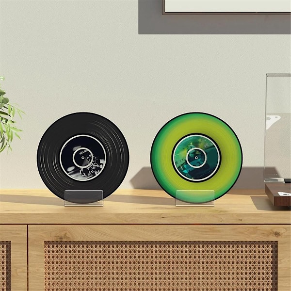 8 Pak Acrylic Bogstativ, Klar Staffeli Stativ Til Visning, Bog Display Holder, Display Stativ Til Album, Cd, Billede, Plade