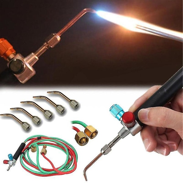 Smykker Jewelers Micro Mini Gass Little Torch Welding Lodding Kit Verktøy med 5 tips