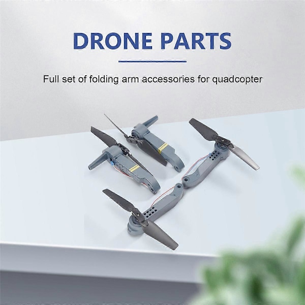 E58 RC Quadcopter Varaosat Akselivarret Moottorilla ja Potkurilla FPV Racing Drone -runko-osien Vaihto Tarvikkeet