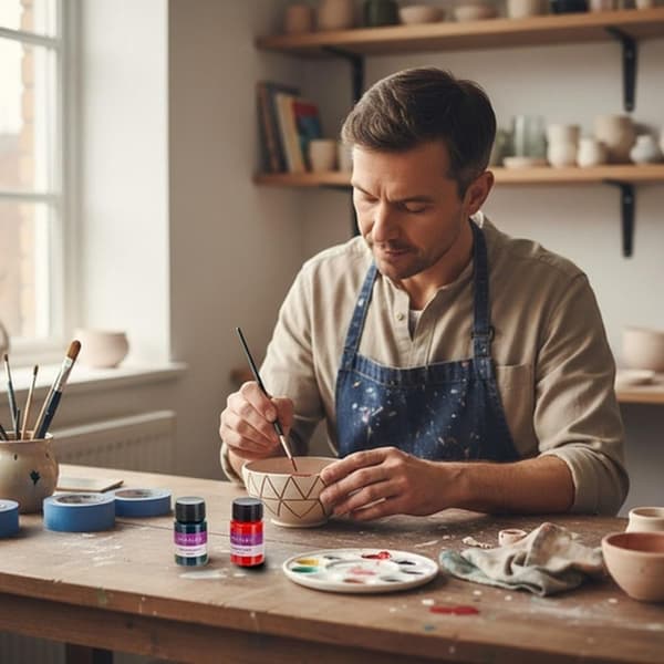 Glass and Ceramic Paints 12-pack - Painting Set