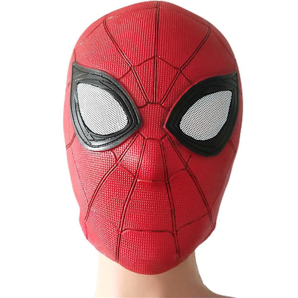 Hämähäkkimies Cosplay Naamio Päähine Halloween Juhlat Hieno Puku Rekvisiitta Lateksi Päähine Päänsuojus Lapset Unisex