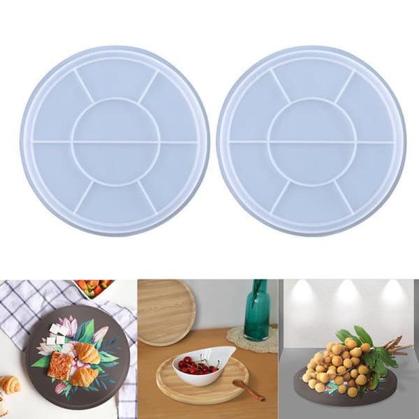 Silikone Epoxy Resin Form Stor Rund DIY Opbevaring