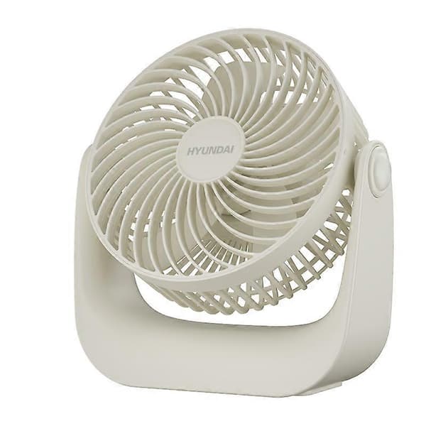 HYUNDAI Ventilator - 3-trins skrivebordsventilator til hjemmekontoret, Plug Aesap