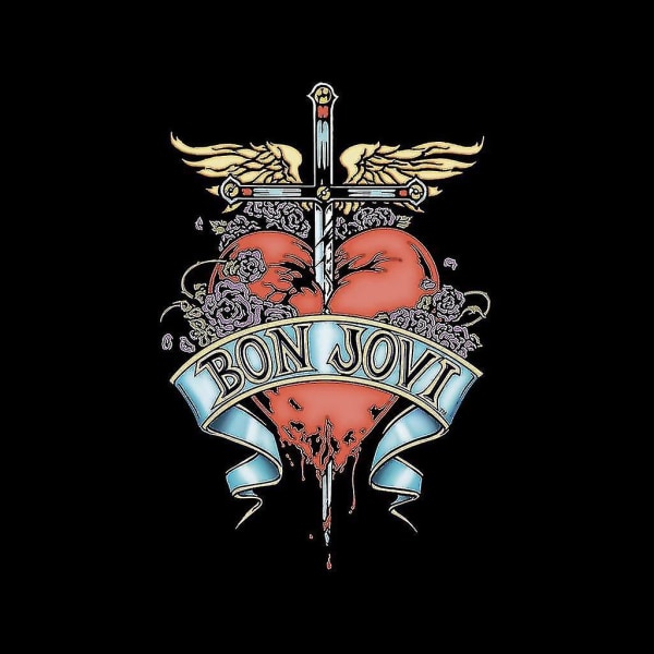 Bon Jovi Heart And Dagger naisten T-paita Small
