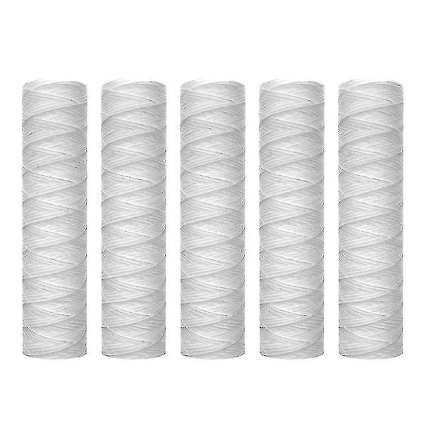 10 st 10 tum x 2,5 tum String Wound Sedimentvattenfilterpatron Sedimentfiltrering, Universal R
