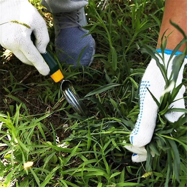 Trädgårdsredskap, trädgårdsskyffel, Trädgårdsskyffel Handverktyg Trädgård manuell grävning gräsmatta Transplantation för grävning plantering (färg: grön storlek: 33,5 cm)