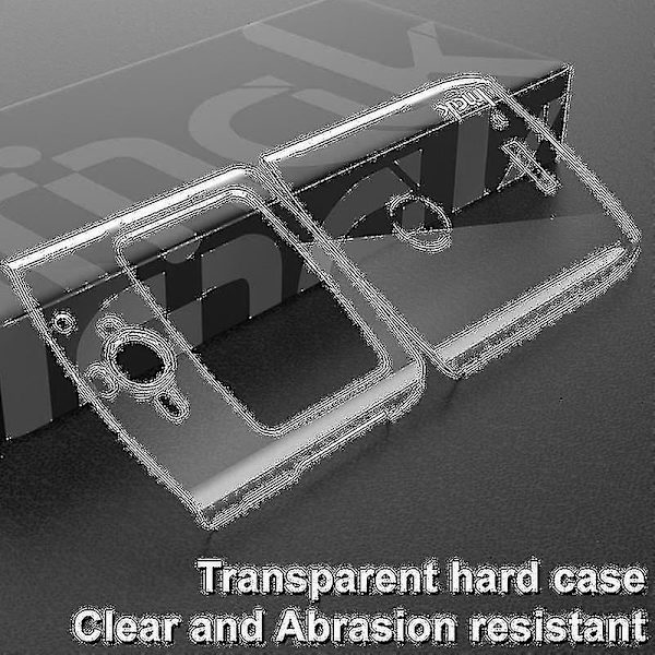 Imak Skal Ii Anti-abras Ultra Clear Ph Fodral (topplock + Bm-lock) För Razr 2019