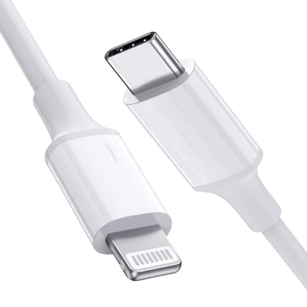 USB-C - Lightning-kaapeli iPhone Nopea Lataus 2M Valkoinen 10-pakkaus