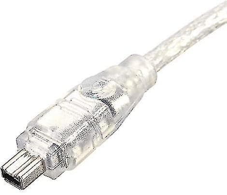 Cy USB Han til Firewire IEEE 1394 4-polet Han iLink Adapterledning Kabel til DCR-TRV75E DV 1m USB Firewire Kabel