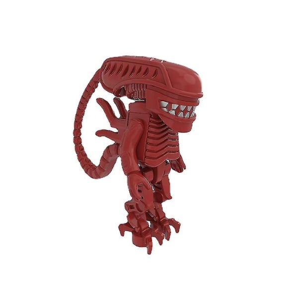 8 pakkauksen Predator Series Alien Minifiguurit kootut rakennuspalikkalelut nukkerakennuspalikkalelut