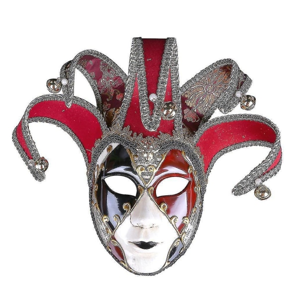 Malede Retro Maskerade Masker Sæt Til Carnival Prom Venetian Type Masker