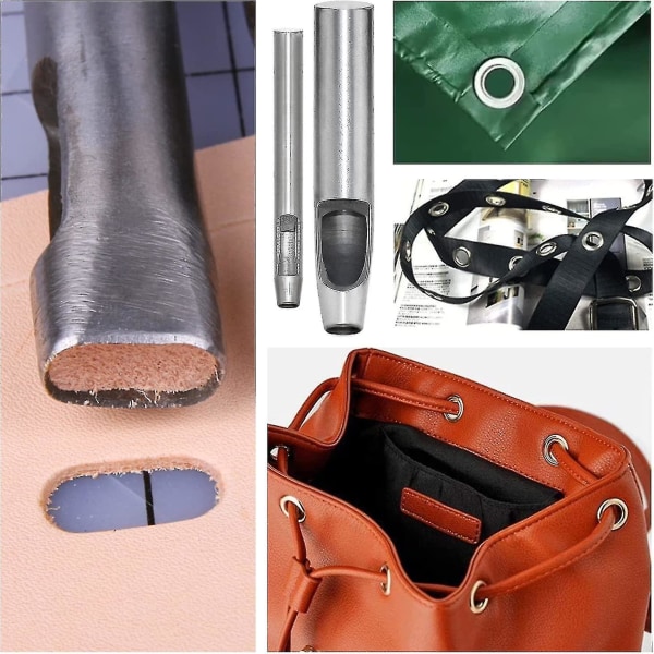 Illets Ovales Twist Verrouiller En Laiton Nickel Tourniquet Bache Avec Outils Oeillet Pour Bache En Tissu Bricolage Craft Bricolage Cuir Porte Monnaie