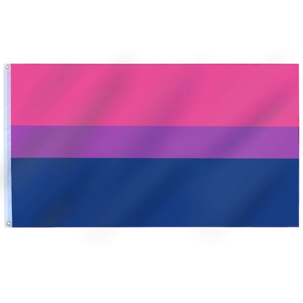 Biseksuaalilippu sisä- ja ulkokäyttöön - juhli juhlia ja festivaaleja