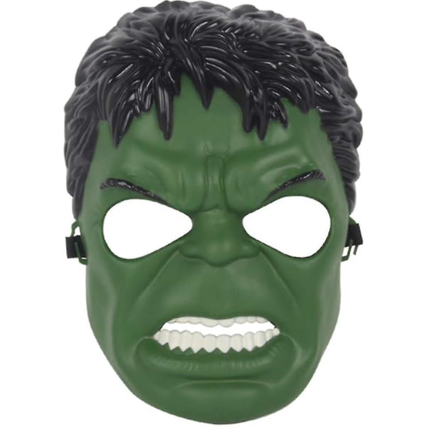 Hulkmask för barnsuperhjältekostymer Barnfödelsedagsfester, Hulk Toys Presenter till Halloween Cosplay Maskeradfester (hulkmask)
