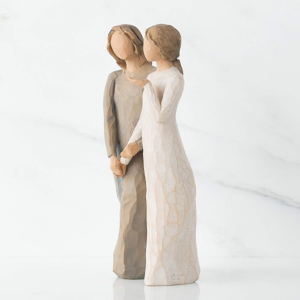 Staty systrar harts ornament