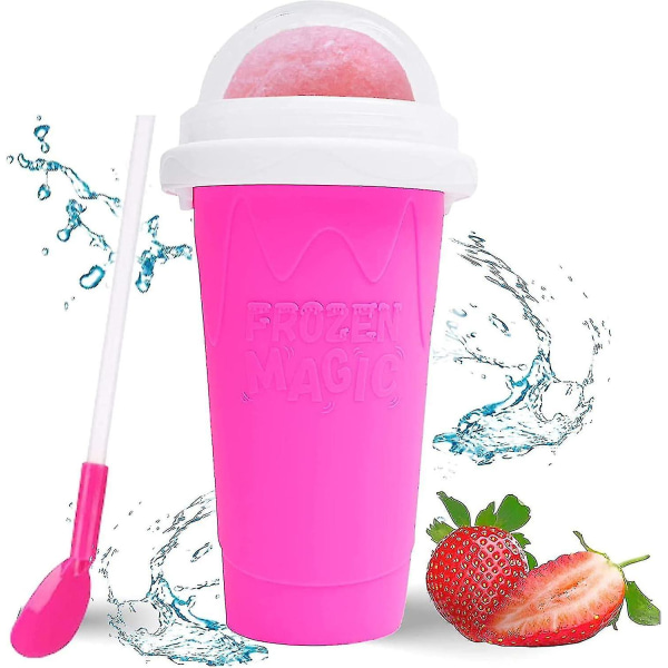 Slushie Cup Slushy Maker Eis Cup Silica Cup Pinch Cup Sommer Cooler Smoothies Cup Double Layer Squeeze Cup Slush Maker Cup Smoothie Cup