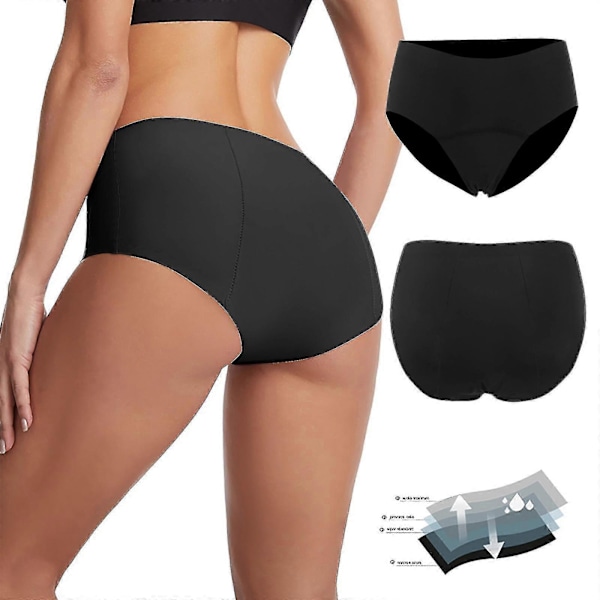 Dissolving Swim Joke Shorts Dam Boardshorts Badkläder Badbyxor För Flickor Baddräkt Underdel Hög Ben Hög Midja Simning Black XXXXL