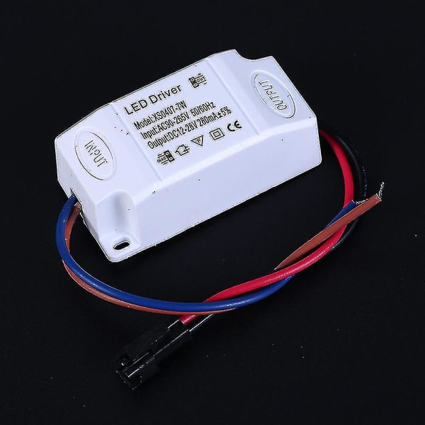 3w 7w 12w 18w 24w Strømforsyning Driver Adapter Transformatorbryter for LED-lys 4-7W