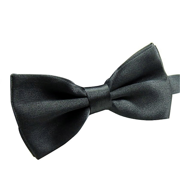 Fluga Enfärgad Lätt Att Bära Polyester Justerbar Fluga Förknuten för Formella Tillfällen Qinhai Navy Blue