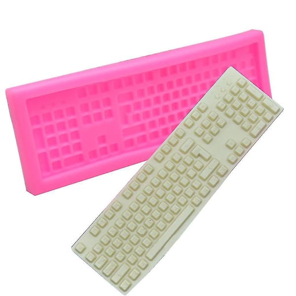 Kakaform Keyboard Silikon Marsipan Dekoration Bröllopstårta Form