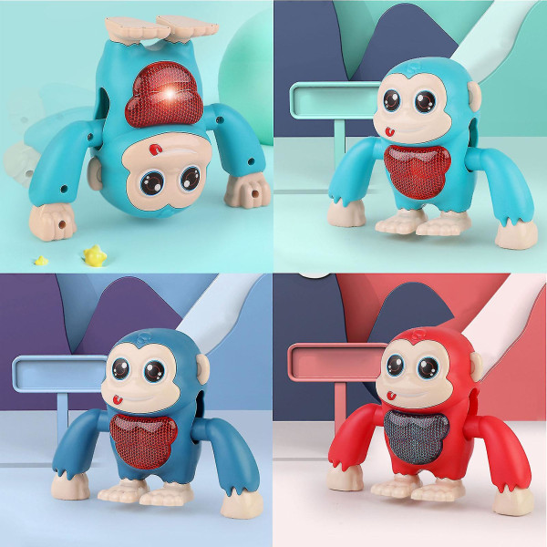 360 Roterbar Monkey Toy Röststyrning Dancing Monkey Toy För pojkar Flickor Present