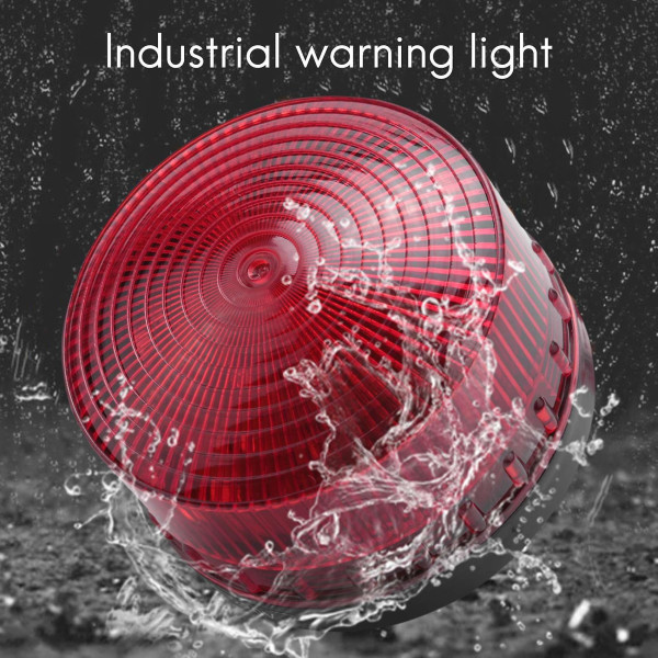 Ac 220v industriell LED-blixt Blixtljus Varningslampa för olyckor Röd Lte-5061 De