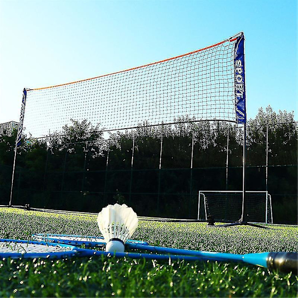 Bærbar, sammenklappelig, enkel 3m 4m 5m 6m tennisnet badmintonnet 6.1M