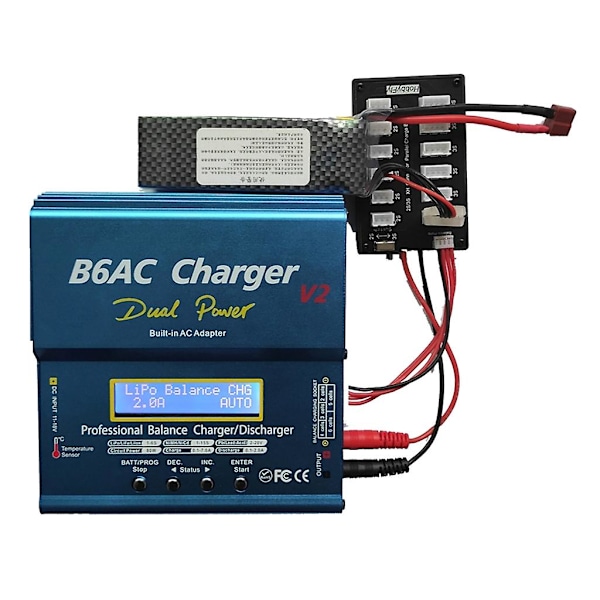 Opladerudvidelseskort til Imax-B6 B6AC 6-i-1 Multi-Parallel Opladningskort