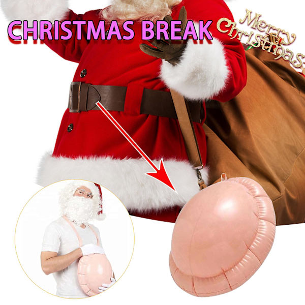 Joulukoristeet Promo Santa Iso Vatsa Puhallettava Vatsa Joulupukki Puku Valeraskaus