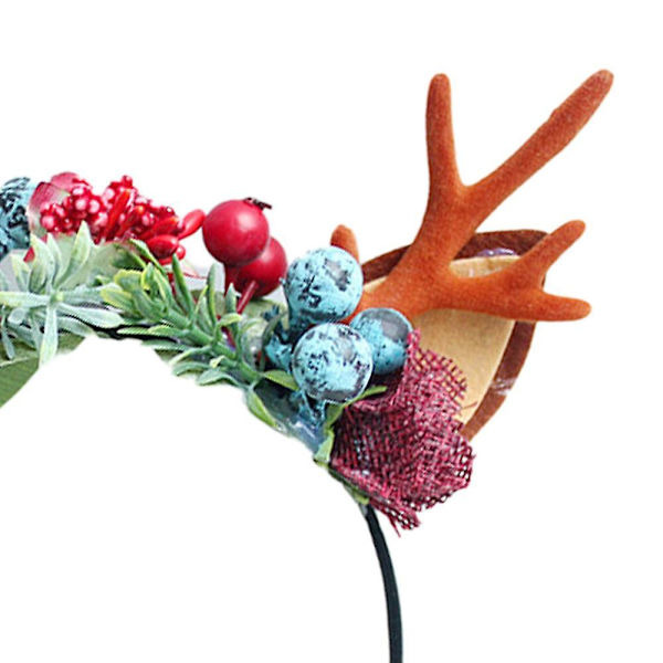 Hjorte Jule Hårbånd Gevir Hårbøjle Med Ører Til Damer Og Piger Jul Thanksgiving