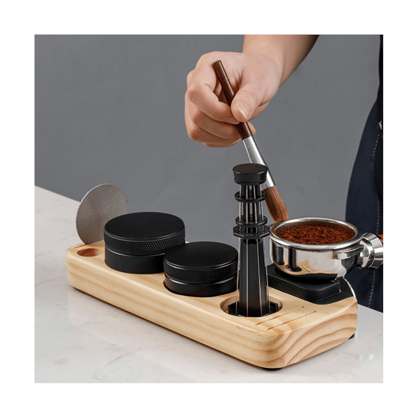 Kaffe Tamper Holder Stasjon, Bærbar Kaffefilterholder, Espresso, A