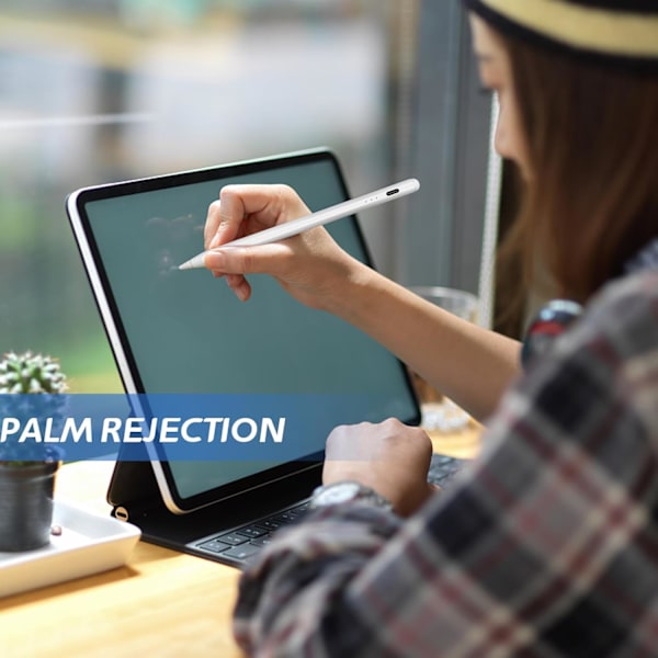 Lämplig för Apple iPad, kapacitiv penna Apple Pencil, första och andra generationens speciella pekpenna, platt pekpenna.