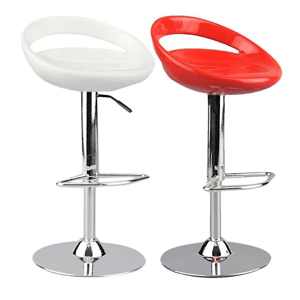 2 stk 1/6 Runde Barstoler Pub Svingstoler Møbler For Figurer