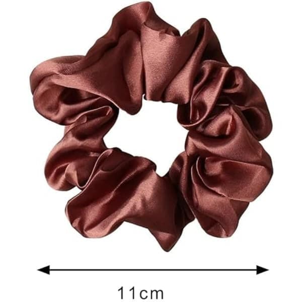 6 stk. Hårbånd, Satin Hårbånd Scrunchie Hårbånd Elastikker