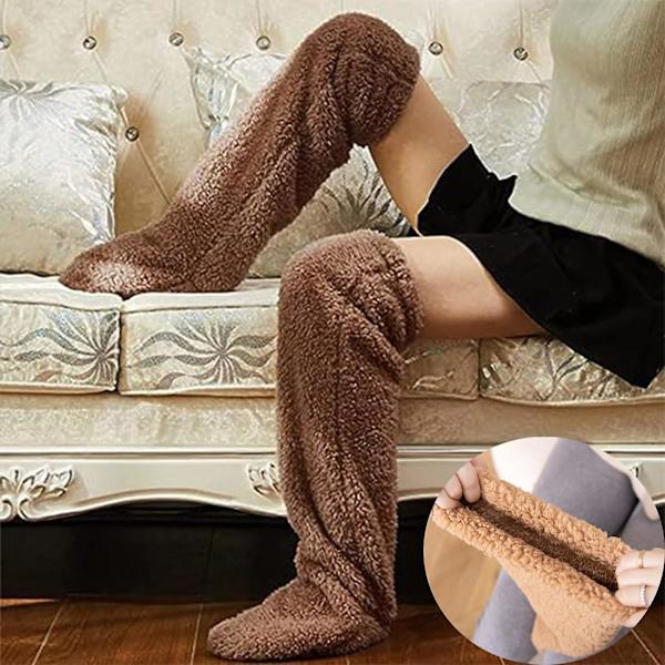 Snugglepaws Socktofflor, Halkfria Damtofflor Strumpor Mjuka Fuzzy Strumpor, Söta Varma Strumpor Benvärmare Knästrumpor Vinterpresent Pink
