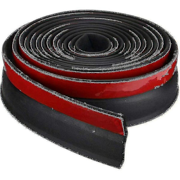 Garageport Nedre Tröskel Gummilist Tätningsremsa 25m Längd 6mm Tjocklek